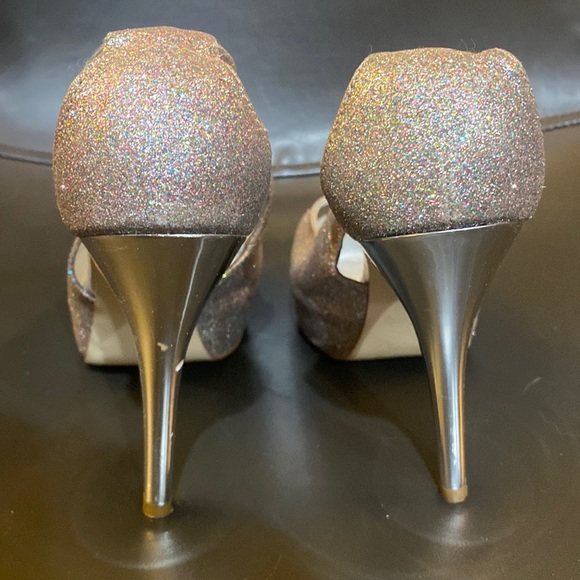 GUESS silver sparkle heels - Picture 3 of 4